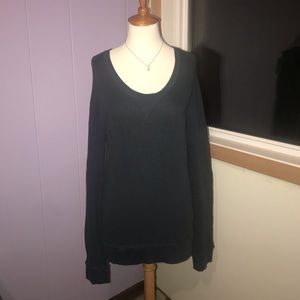 R13 black wash sweatshirt